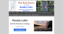 Desktop Screenshot of keukalakecottage.com